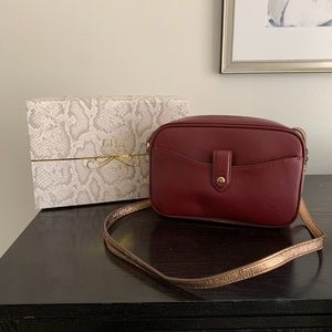 G.I.L.I Got It Love It Maroon Rose Gold Crossbody
